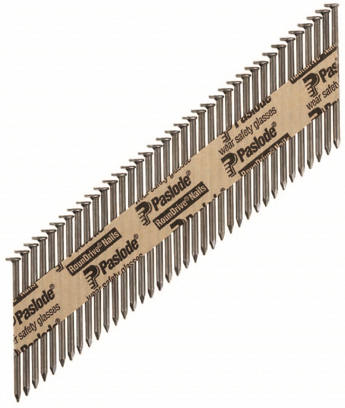 PASLODE, Framing Nails, Offset Round, Framing Nails,2" L,Plain 60RA74