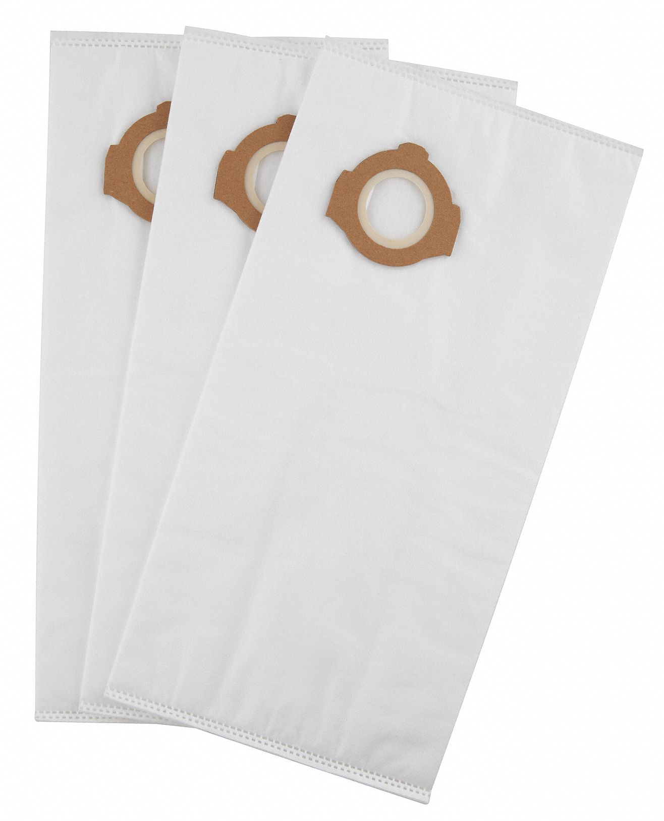 MILWAUKEE, Fits Milwaukee Vacuum Brand, Wet/Dry, Fleece Dust Bags