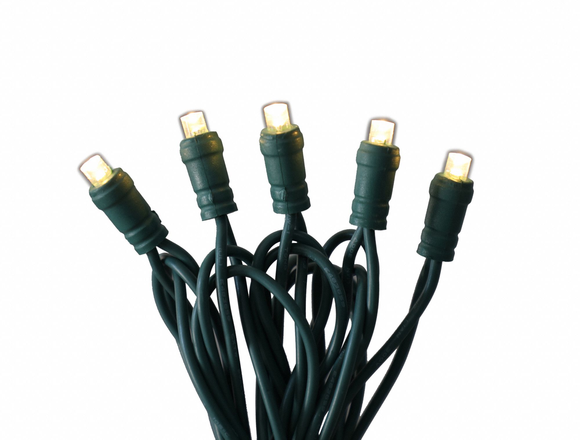 25 ft String Lg, 50 LEDs, LED Holiday String Lights 60RG1260RG12 Grainger