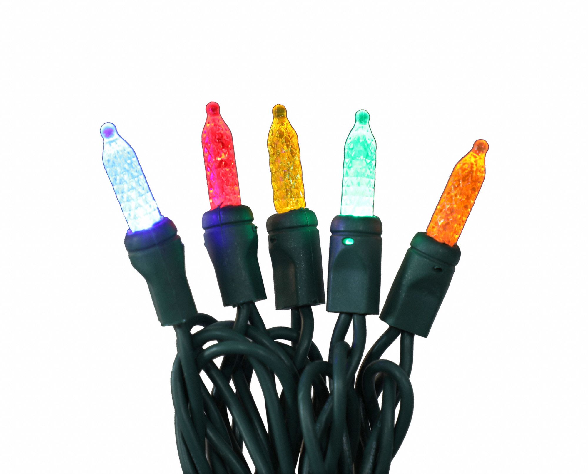 23 11/16 ft String Lg, 70 LEDs, LED Holiday String Lights 60RG1860RG18 Grainger