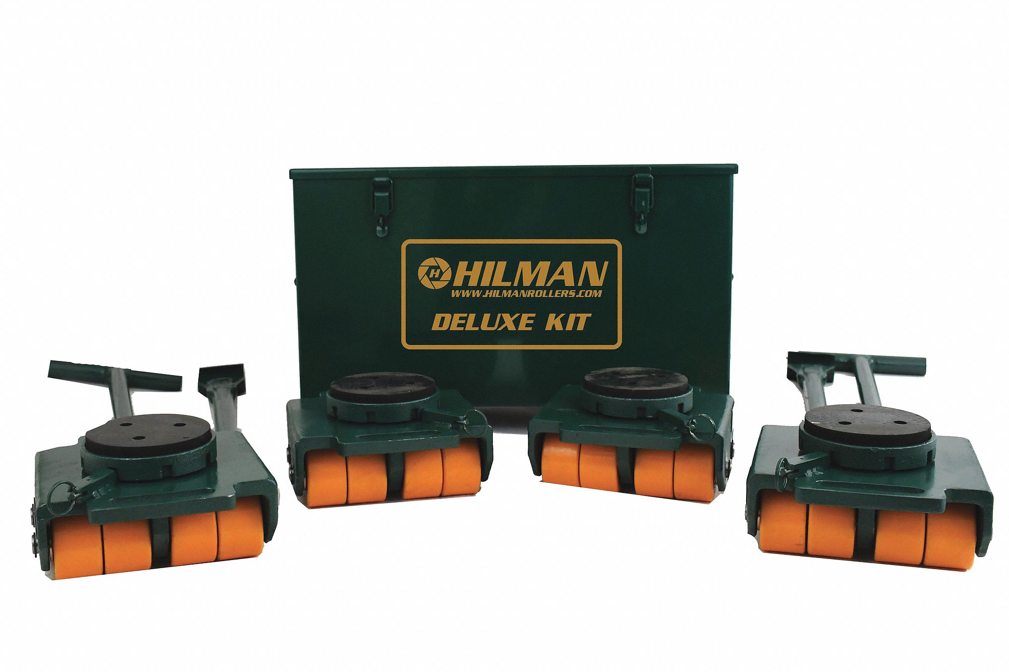 HILMAN ROLLERS, 24 ton Load Capacity, 5 39/64 in Deck Ht, Bull Dolly
