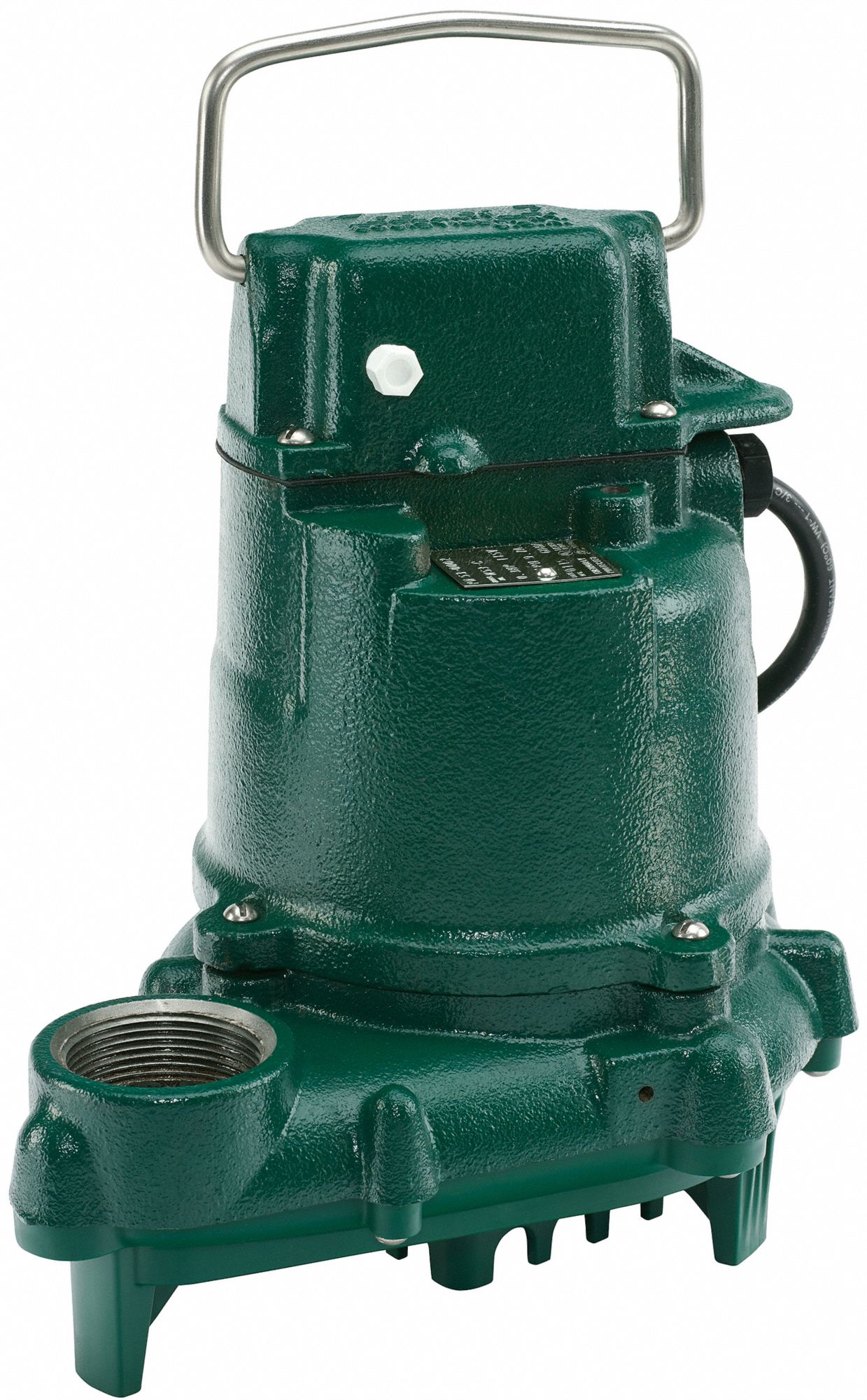 ZOELLER Effluent Pump, HP 3/10, 230V AC, Max. Head 19.2 ft 60TZ9653