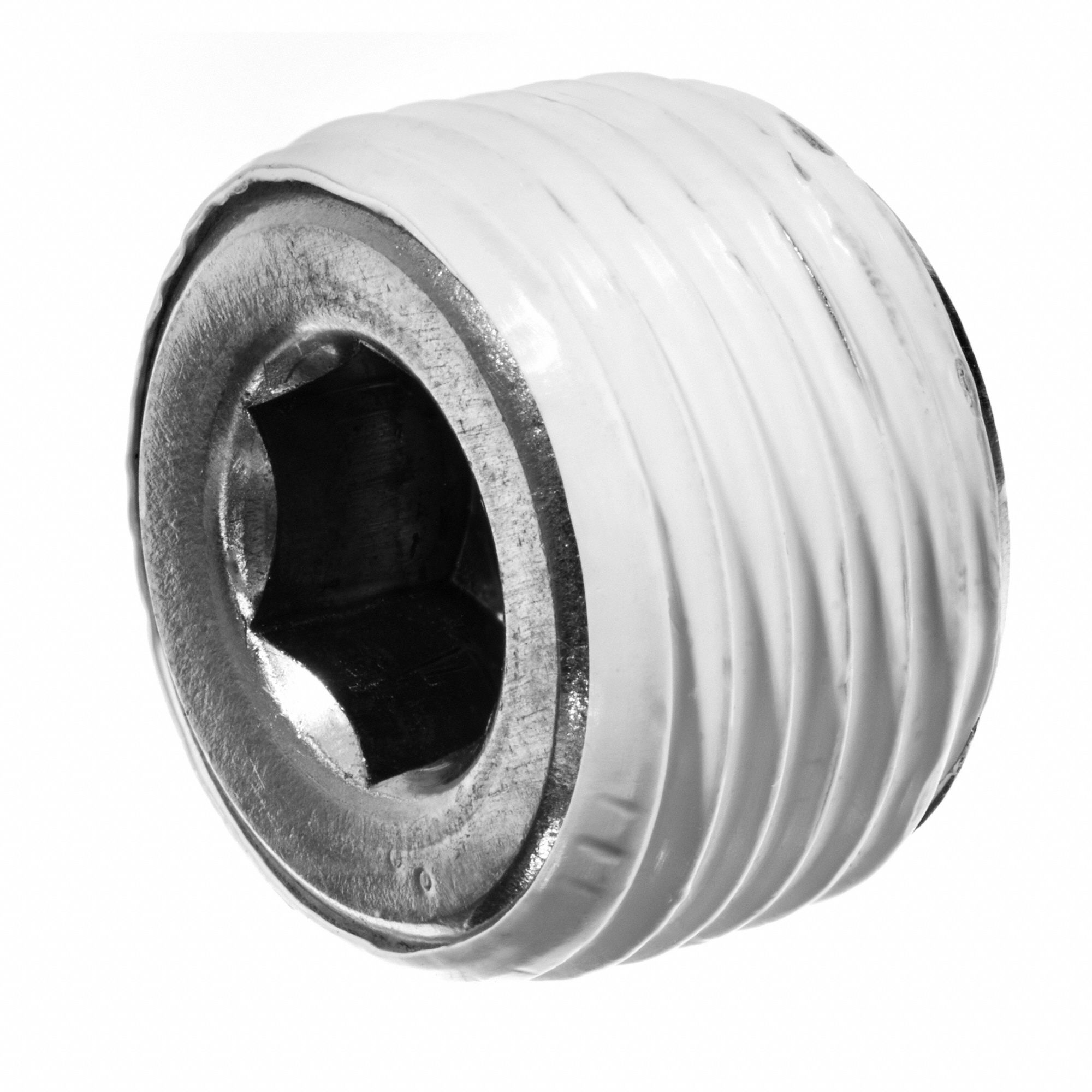 316 Stainless Steel, 1/16 in Fitting Pipe Size, Hex Socket Plug