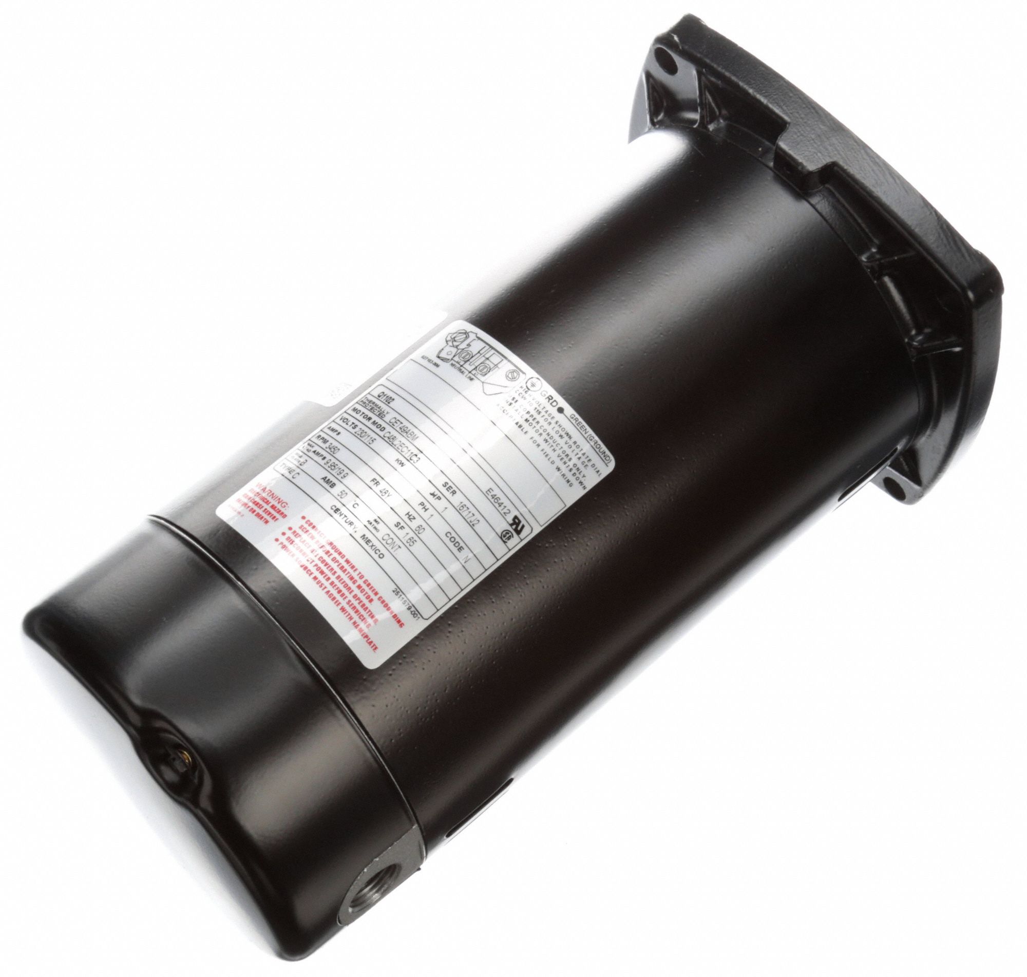 CENTURY Jet Pump Motor 1 HP, 3,450 Nameplate RPM, 115/230V AC, 48Y