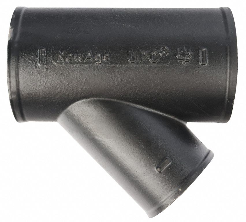 Cast Iron, 8 in x 8 in x 4 in Fitting Pipe Size, Reducing Wye 60WU86