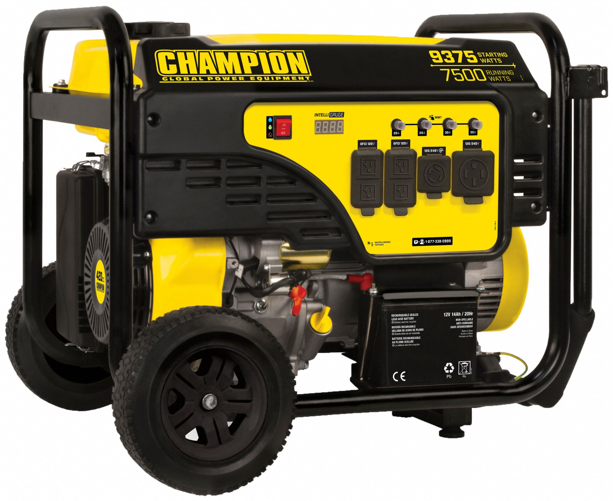 CHAMPION POWER EQUIPMENT Portable Generator, Conventional, Generator