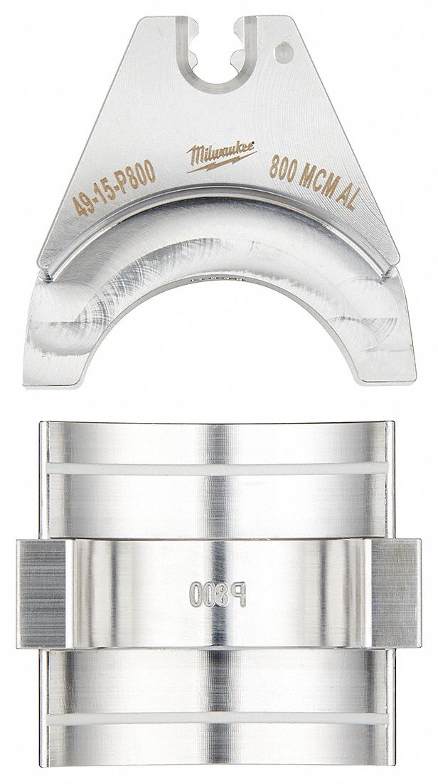 MILWAUKEE Cutter Die P Style, Gray, For Mfr. No. 287920, Aluminum
