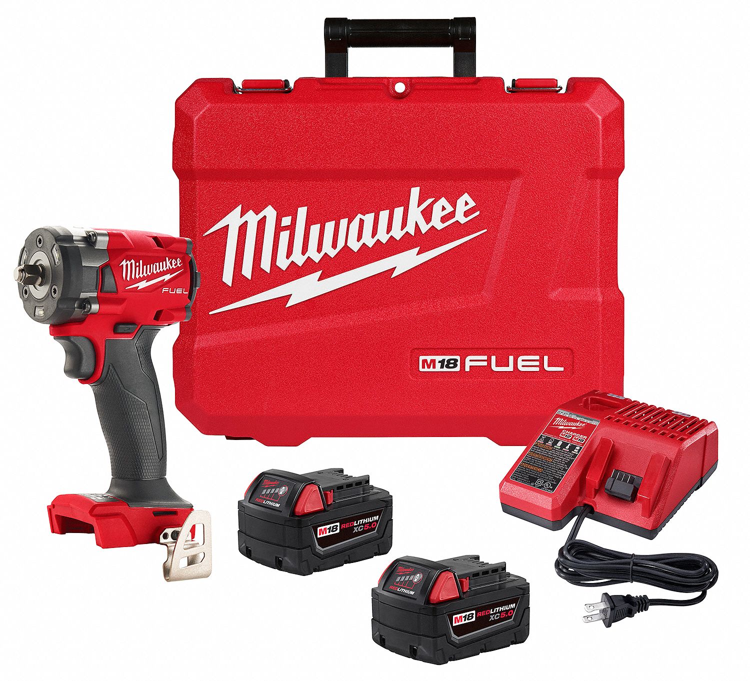 3/8 in Square Drive Size, 250 ftlb Fastening Torque, Impact Wrench Kit