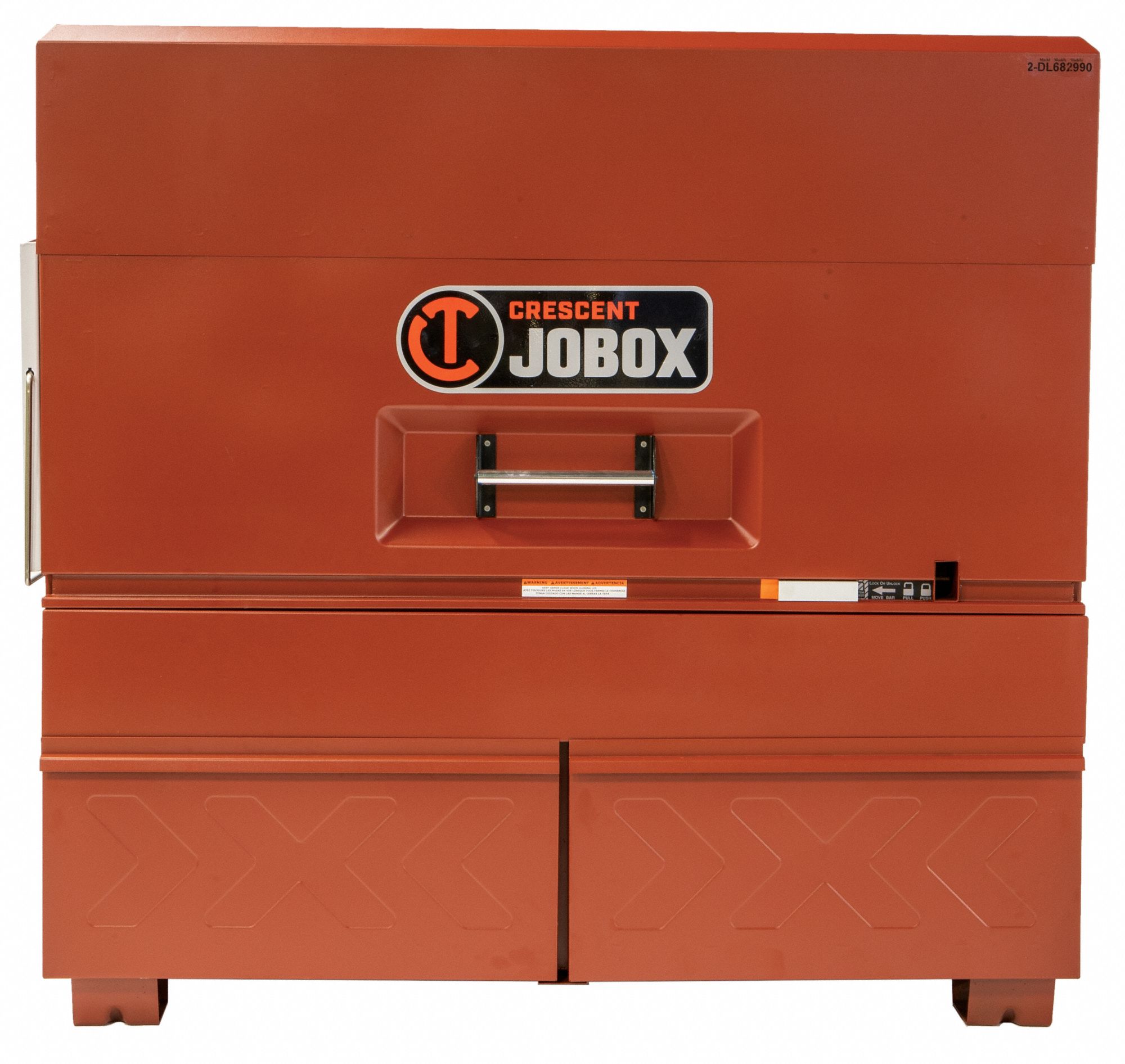 CRESCENT JOBOX, 31 in Overall Wd, 60 in Overall Dp, PianoStyle Jobsite Box 61CU192D682990