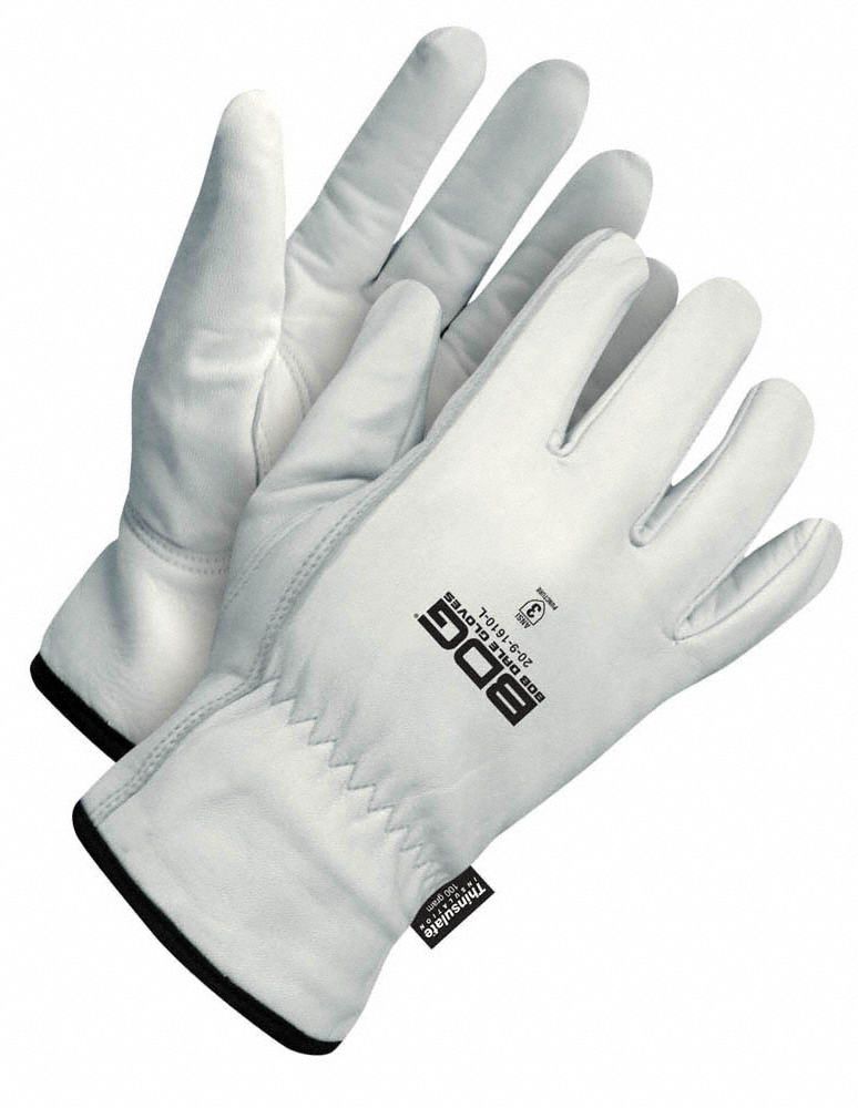 BDG Leather Gloves L ( 9 ), Premium, Drivers Glove, Goatskin, Keystone