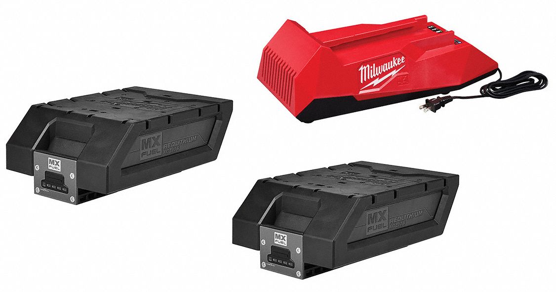 Milwaukee®, MX FUEL™, Battery and Charger Kit 61DE53MXFC2XC Grainger