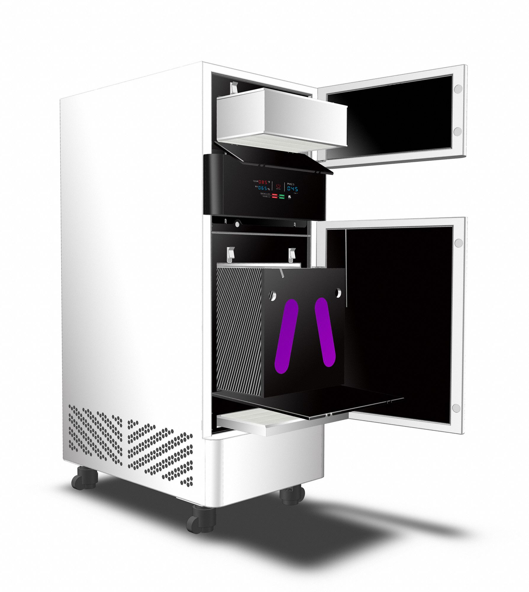 PURASHIELD Portable Air Cleaner Touch Screen, 31 to 60 dB, Room