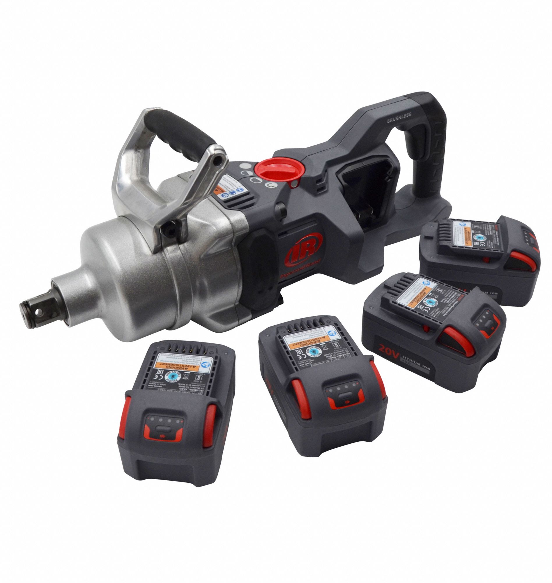 INGERSOLL RAND Cordless, Impact Wrench, 20V DC, 2,600 ftlb Breakaway