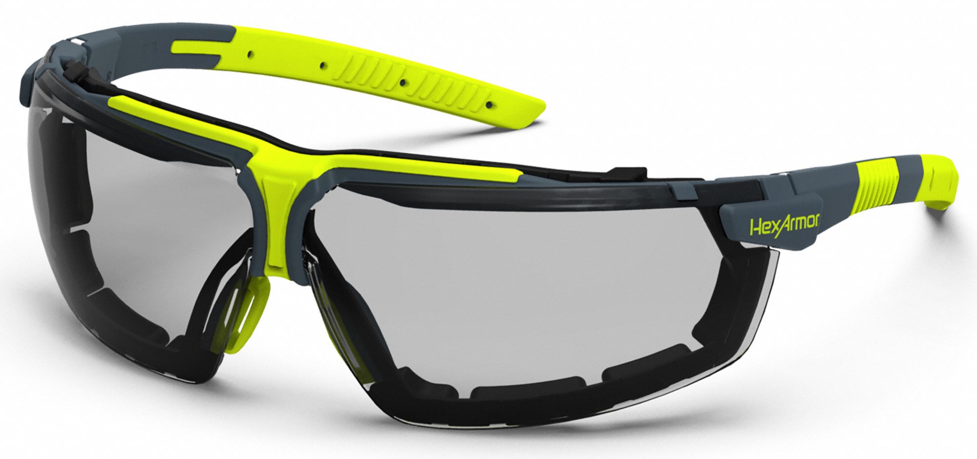 HEXARMOR, Wraparound Frame, HalfFrame, Safety Glasses 61HZ5211