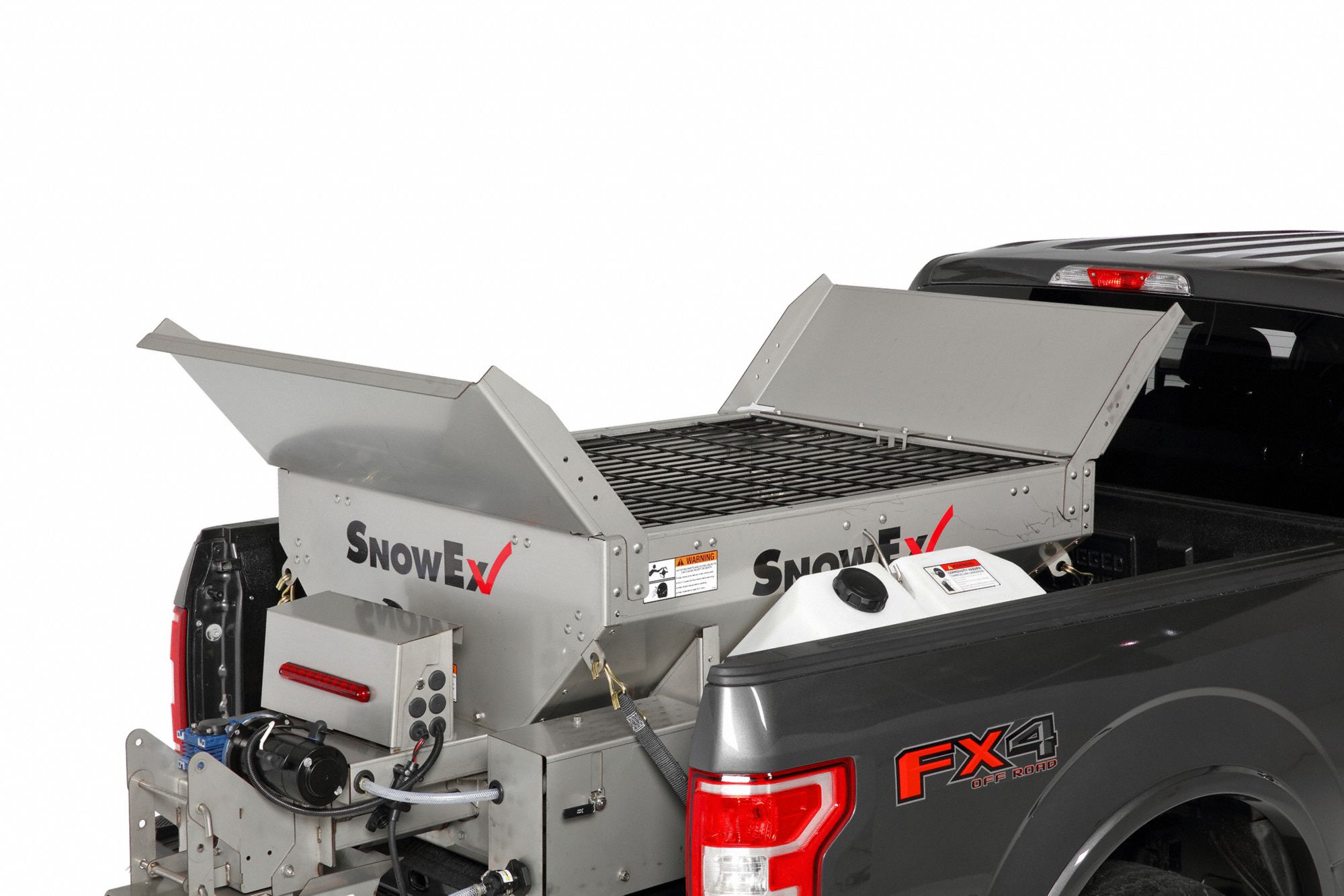 SNOWEX Spill Guard Kit HELIXX Stainless Steel Hopper Spreaders, Spill