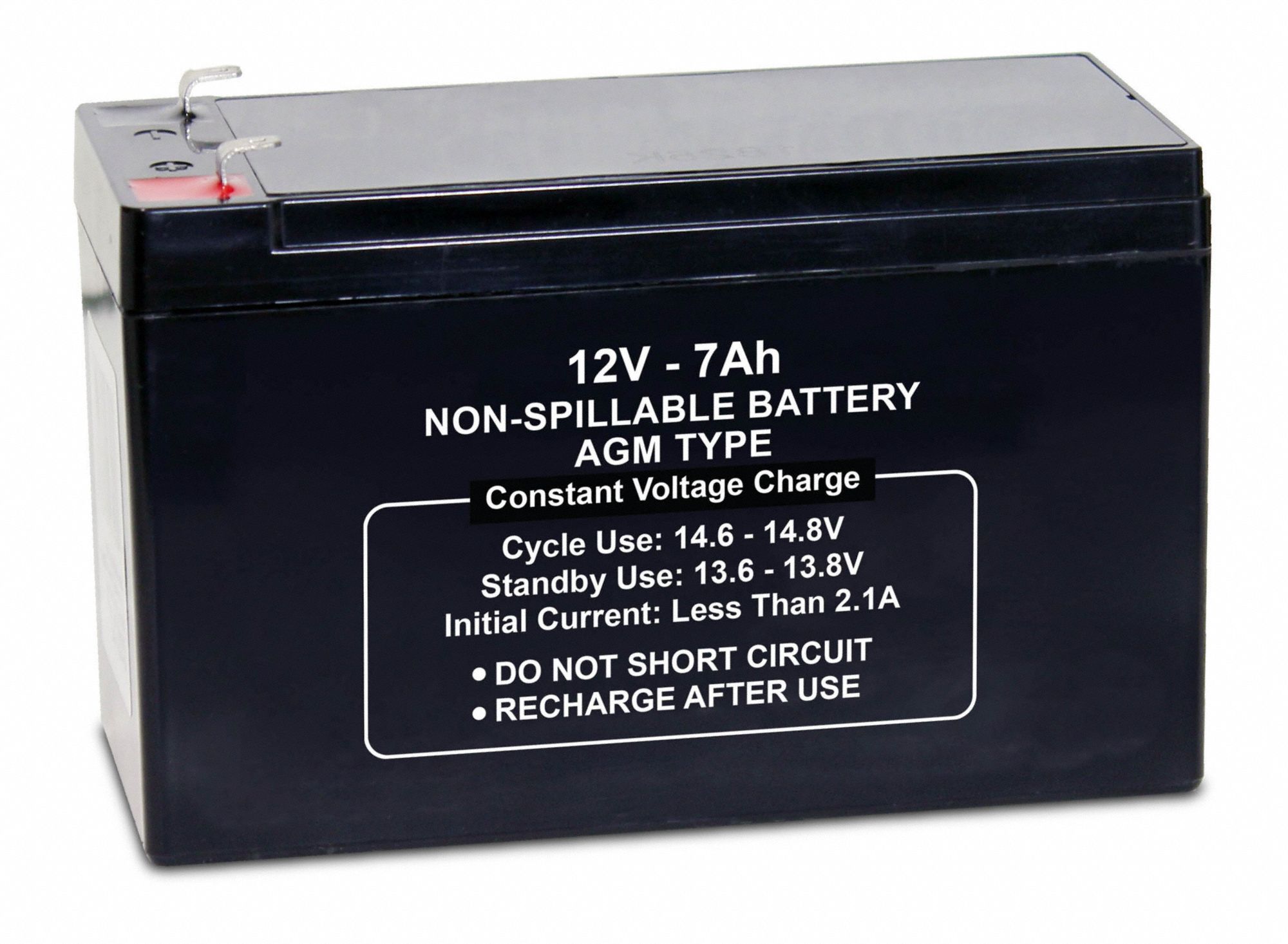 12V DC, 7 Ah Capacity, Sealed Lead Acid Battery 61KW5847014 Grainger