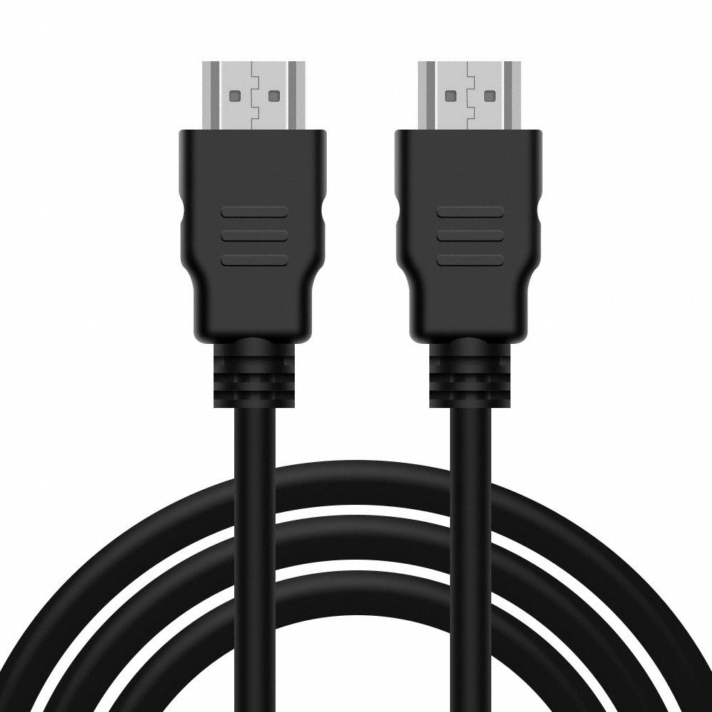TRIPLETT, 100 ft Lg, Black, HDMI Cable - 61KX07|HDMI-SS-100BK - Grainger