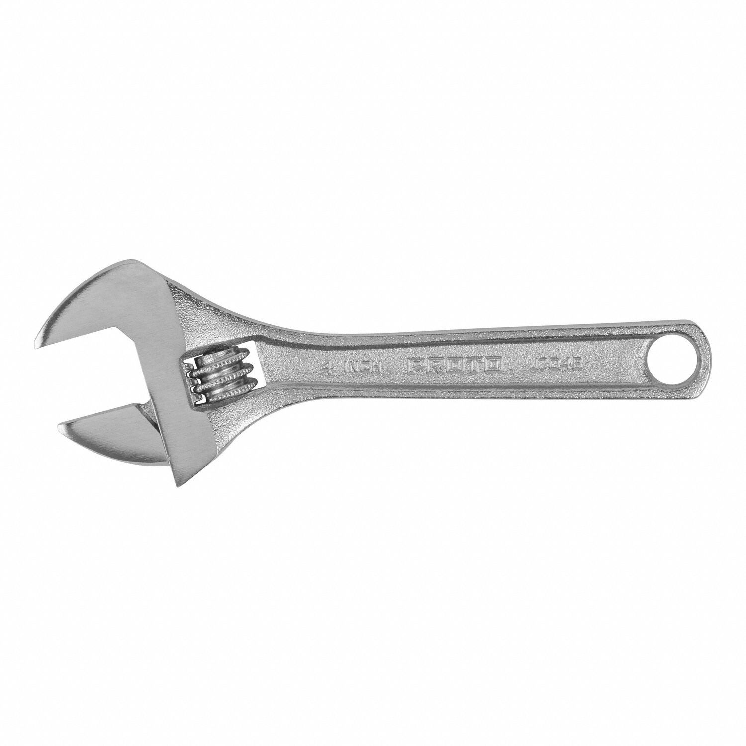 PROTO, Alloy Steel, Chrome, Adjustable Wrench 61TH63J704B Grainger