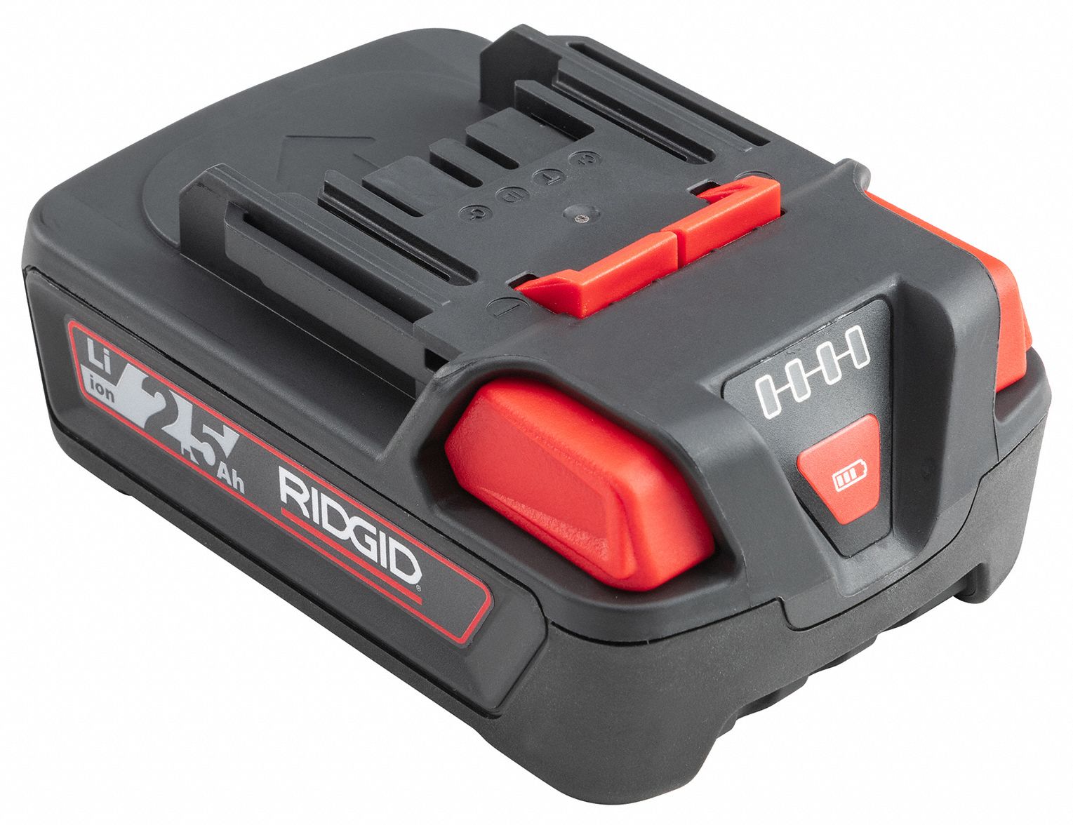 RIDGID Battery, 2.5 Ah, LiIon, 18V DC 61UM2556513 Grainger