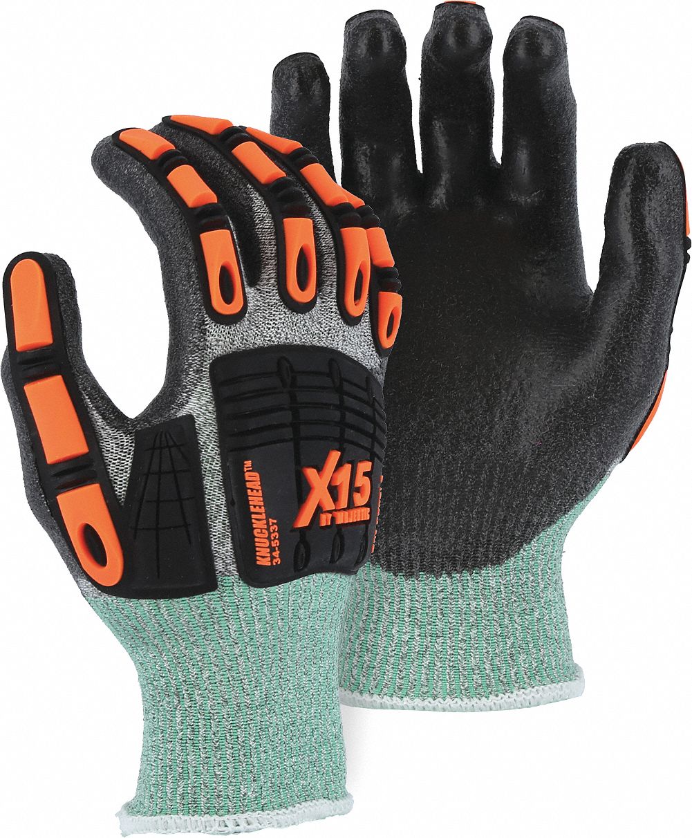 MAJESTIC GLOVE Cut Resistant Impact Gloves, XL, PK12 62NF75345337