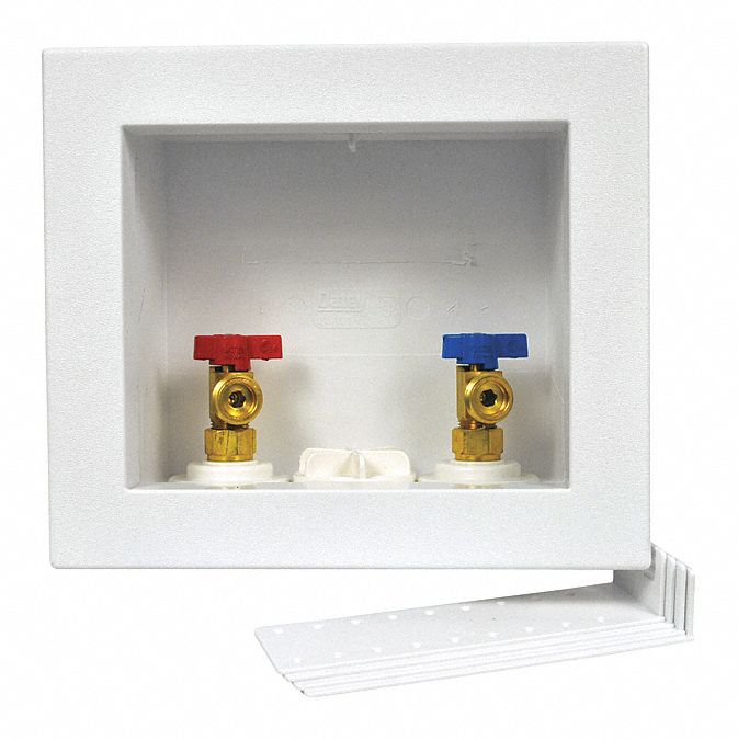 OATEY, Plastic, White, Washing Machine Outlet Box - 62RA12|38528 - Grainger