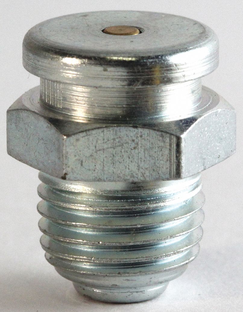 Grease Fitting Button Head,1/4"18 NPTF Grainger