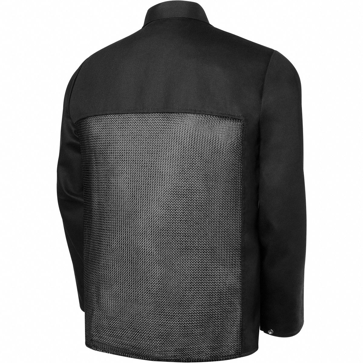 STEINER Welding Jacket Men's, Cotton ( 9 oz ), Black, Snaps, 2 Total