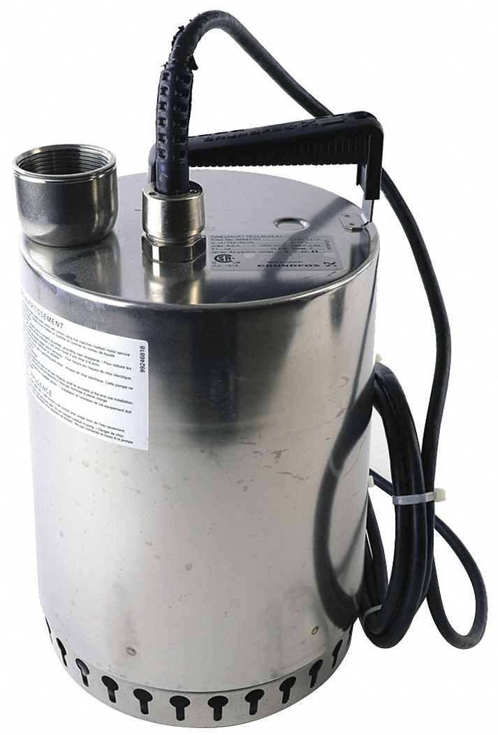 GRUNDFOS Submersible Sump Pump 62XZ8896847167 Grainger