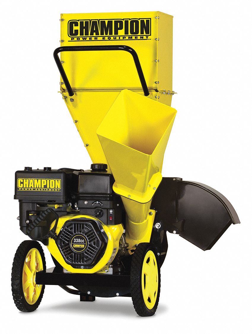 CHAMPION POWER EQUIPMENT, 3 in Max Chipping Dia, Chipper/Shredder,3