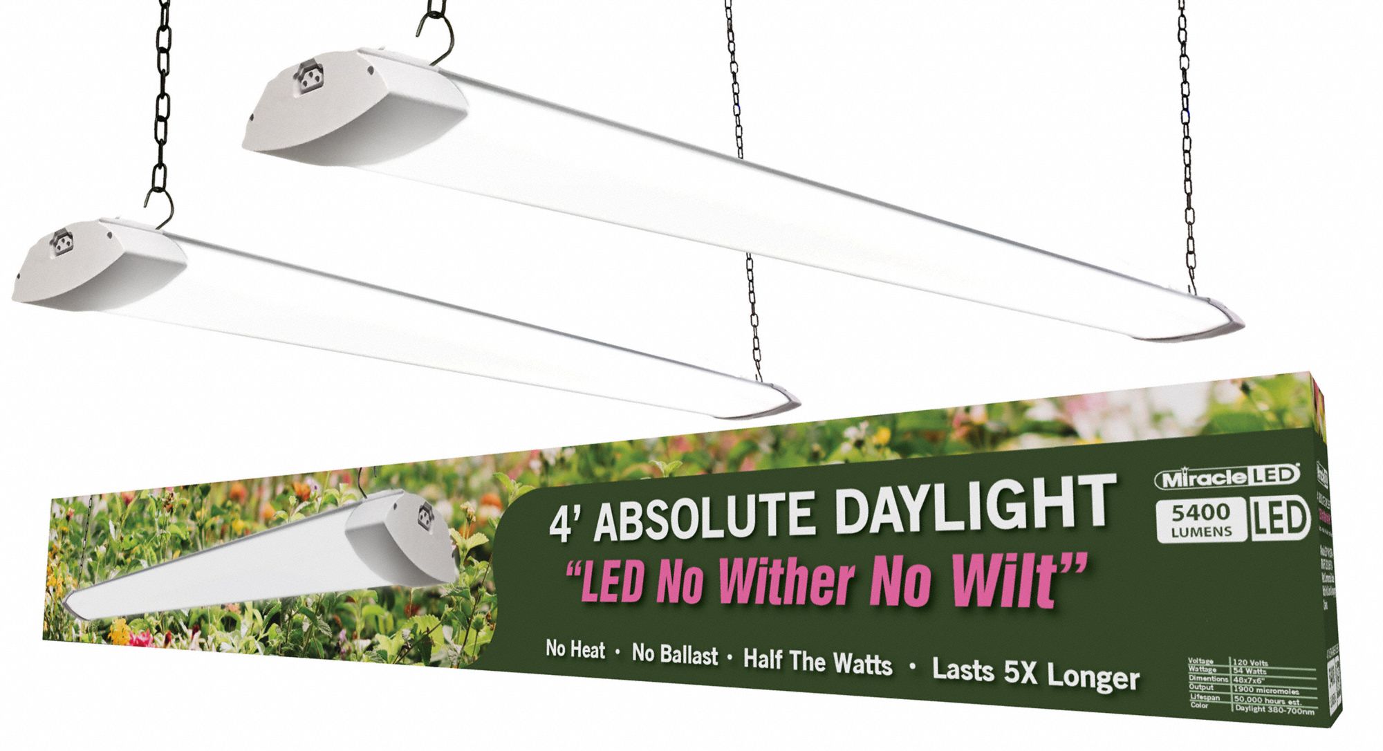 For Bulb Type Integrated LED, 120V, Grow Light Fixture 655Y20602133