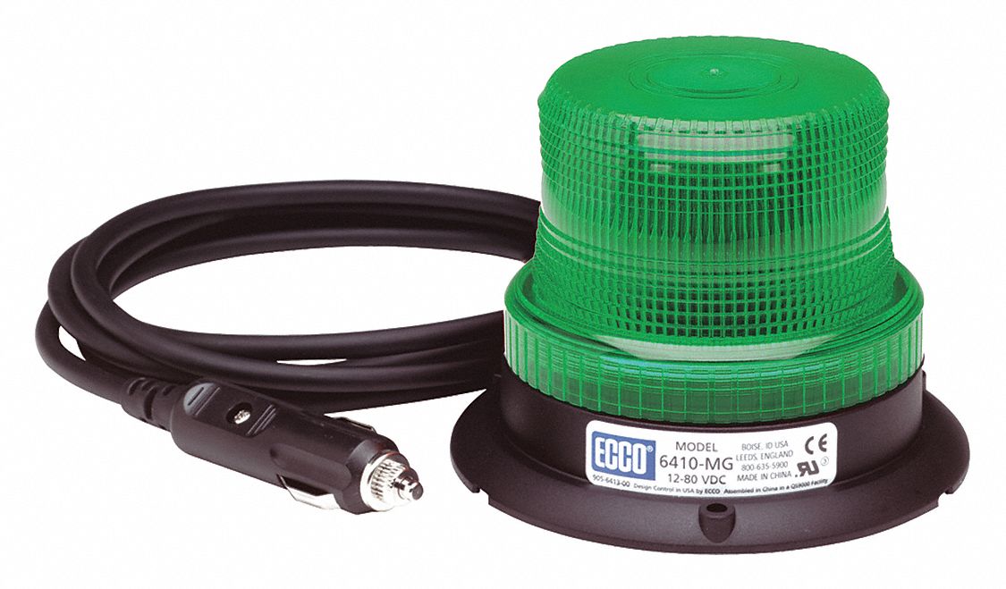 ECCO, Flashing Beacon, Green, Beacon Light 406A716465GMG Grainger