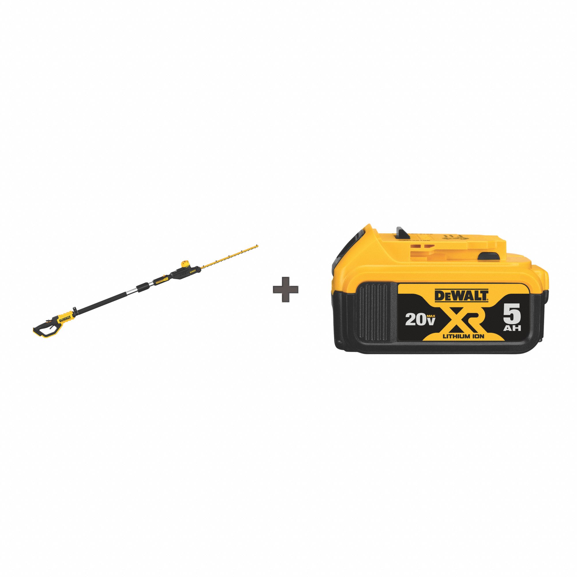 DEWALT, 20V MAX Platform, 1 in Cutting Wd, Battery-Powered Hedge