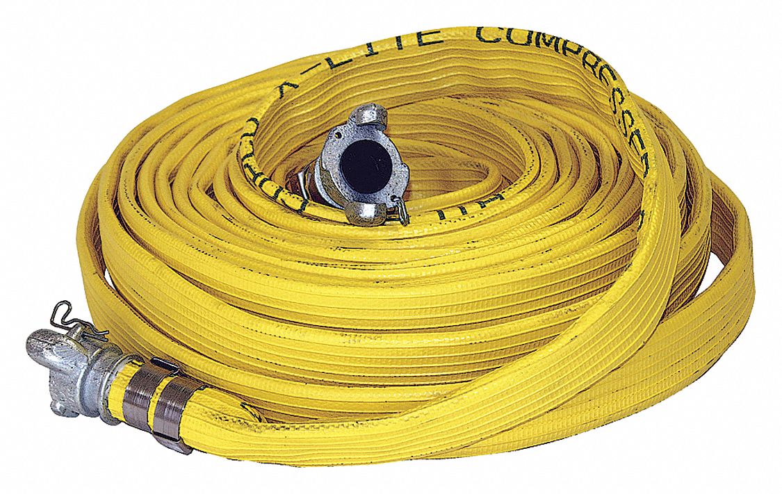 Lightweight Air Hose,1" ID x 25 ft. L - Grainger