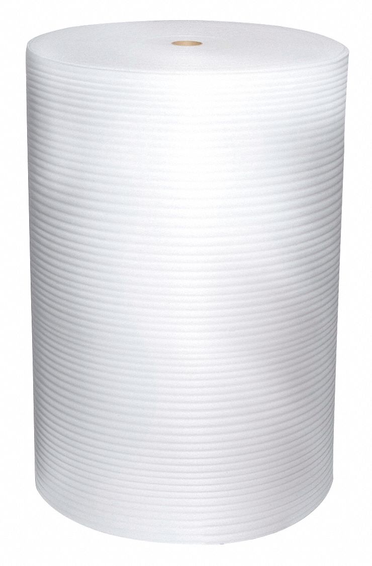 GRAINGER APPROVED Foam Roll, Standard, NonPerforated, Roll Width 72 in