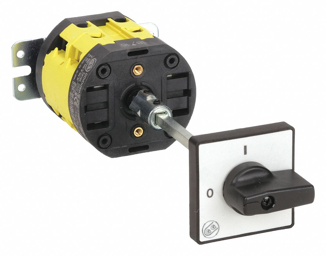 Panel Mount Disconnect Switch, Amps AC 32, Number of Poles 3 - Grainger