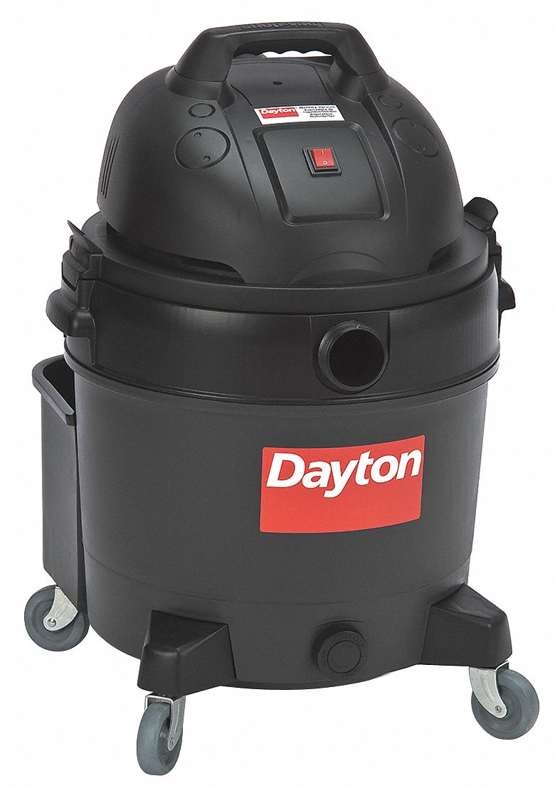 DAYTON, 16 gal Tank Size, Plastic, Shop Vacuum 6AKZ06AKZ0 Grainger