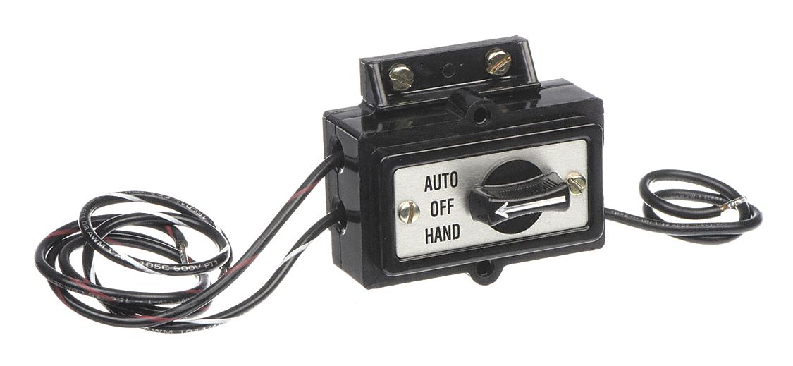 GE, NEMA Motor Size 0/00/1/2/3/4/5/6, Hand/Off/Auto, Selector Switch
