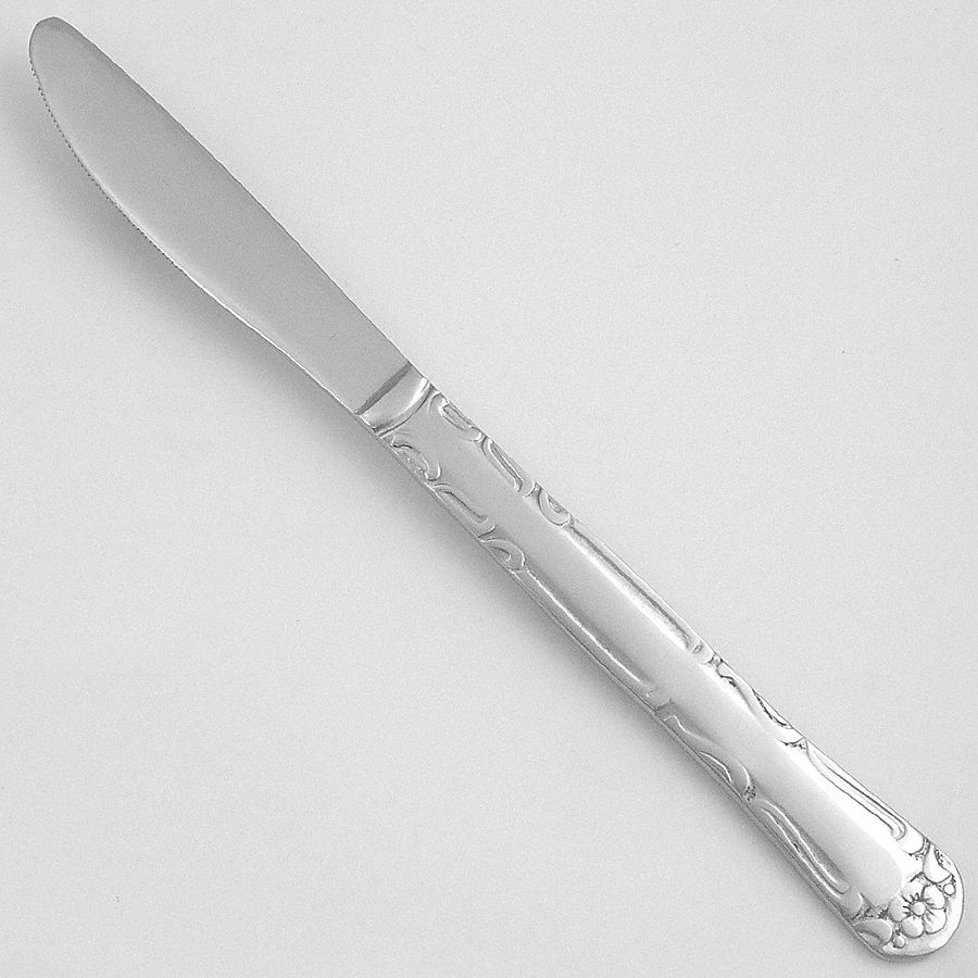 Walco 85/8" Stainless Steel Dinner Knife with Barclay Pattern; PK12