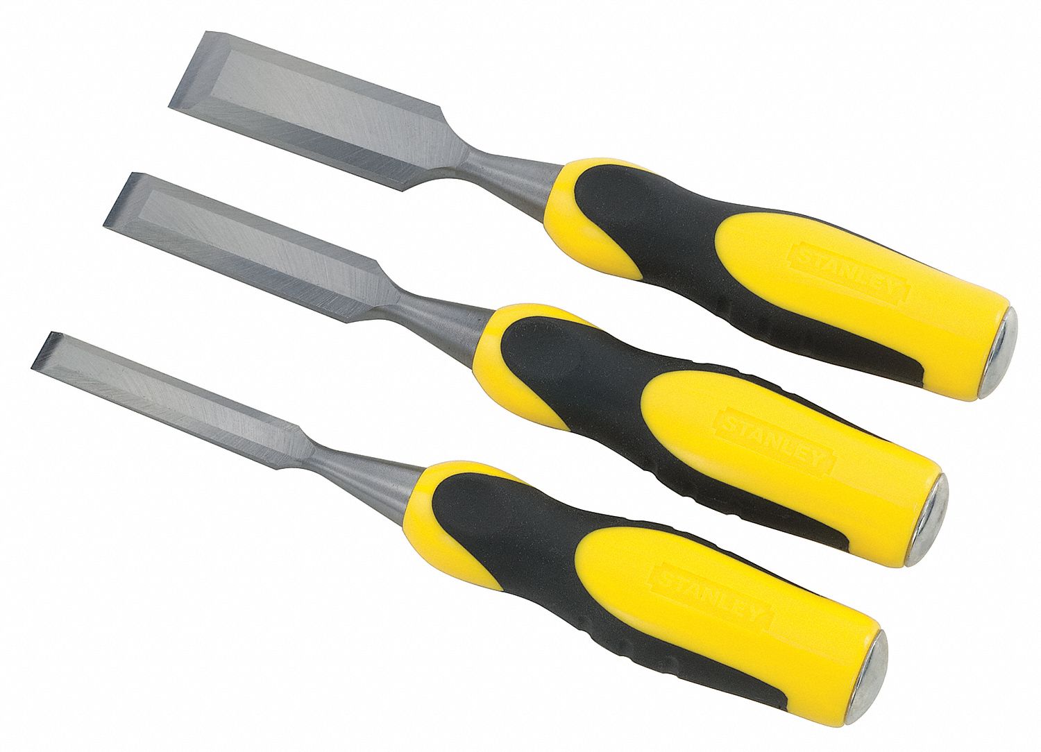 STANLEY 9 in Hardened Steel Wood Chisel Set; Number of Pieces 3