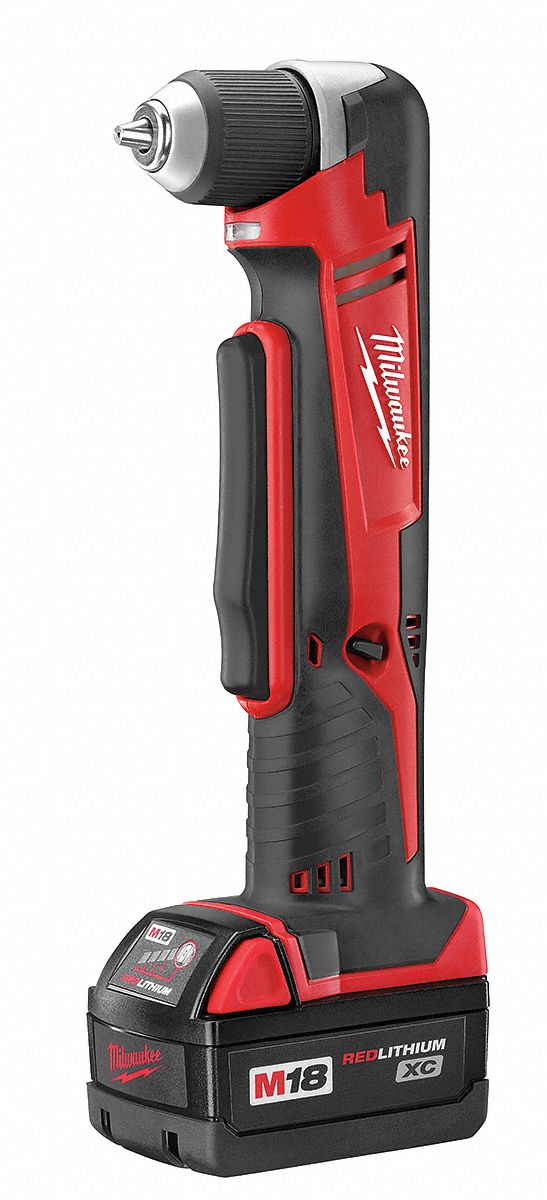 MILWAUKEE Drill Kit, Cordless, 0 in-lb to 125 in-lb, 3/8 in Chuck Size