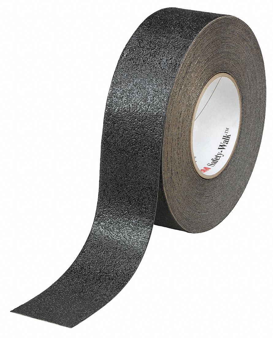 3m 510 3m AntiSlip Tape Coarse, 60 Grit Size, Solid, Black, 2 in x 60