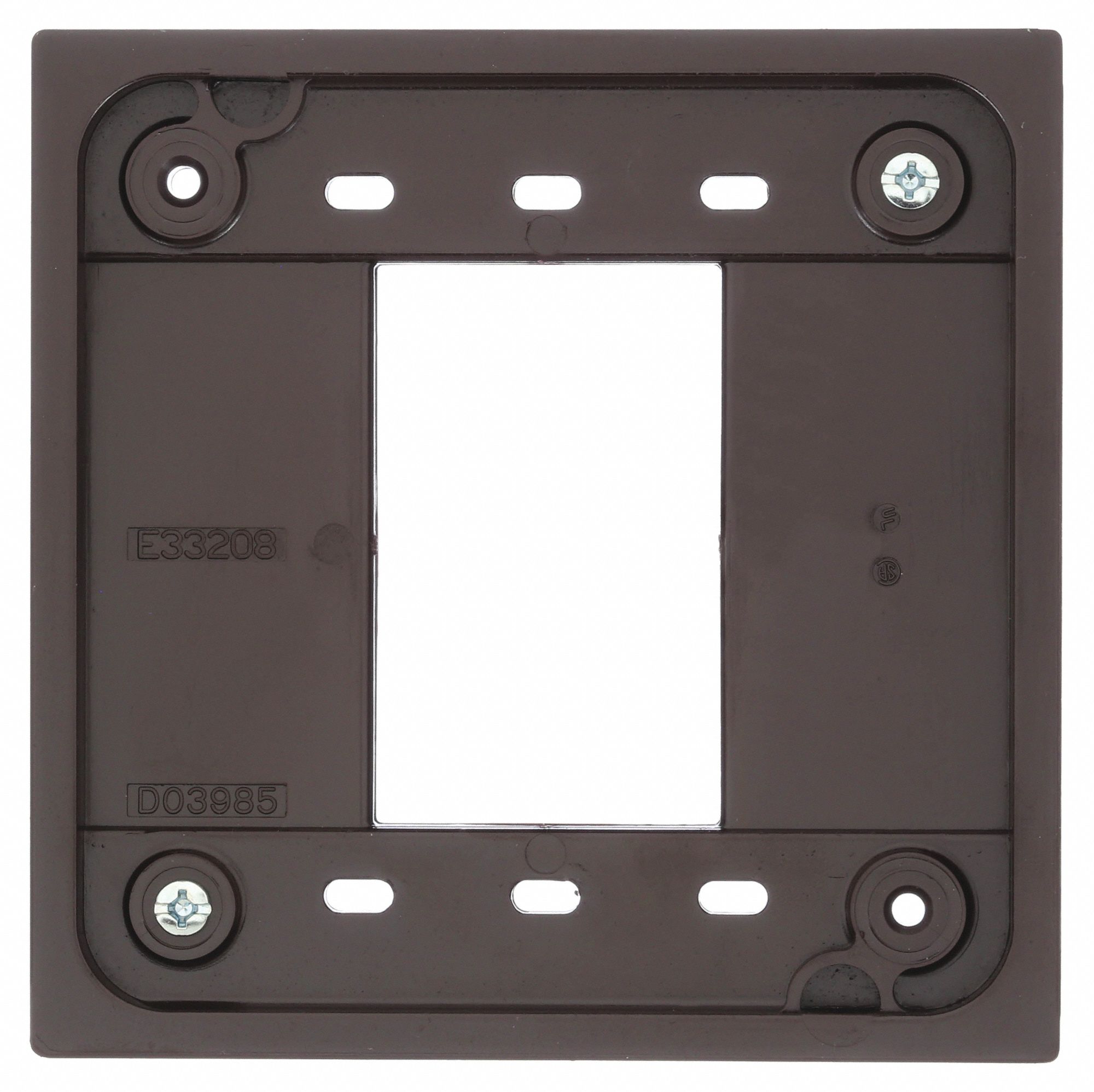 Brown, For Use With 1 and 2 Gang Device Boxes, Adapter Plate 6C586HBL4AP Grainger