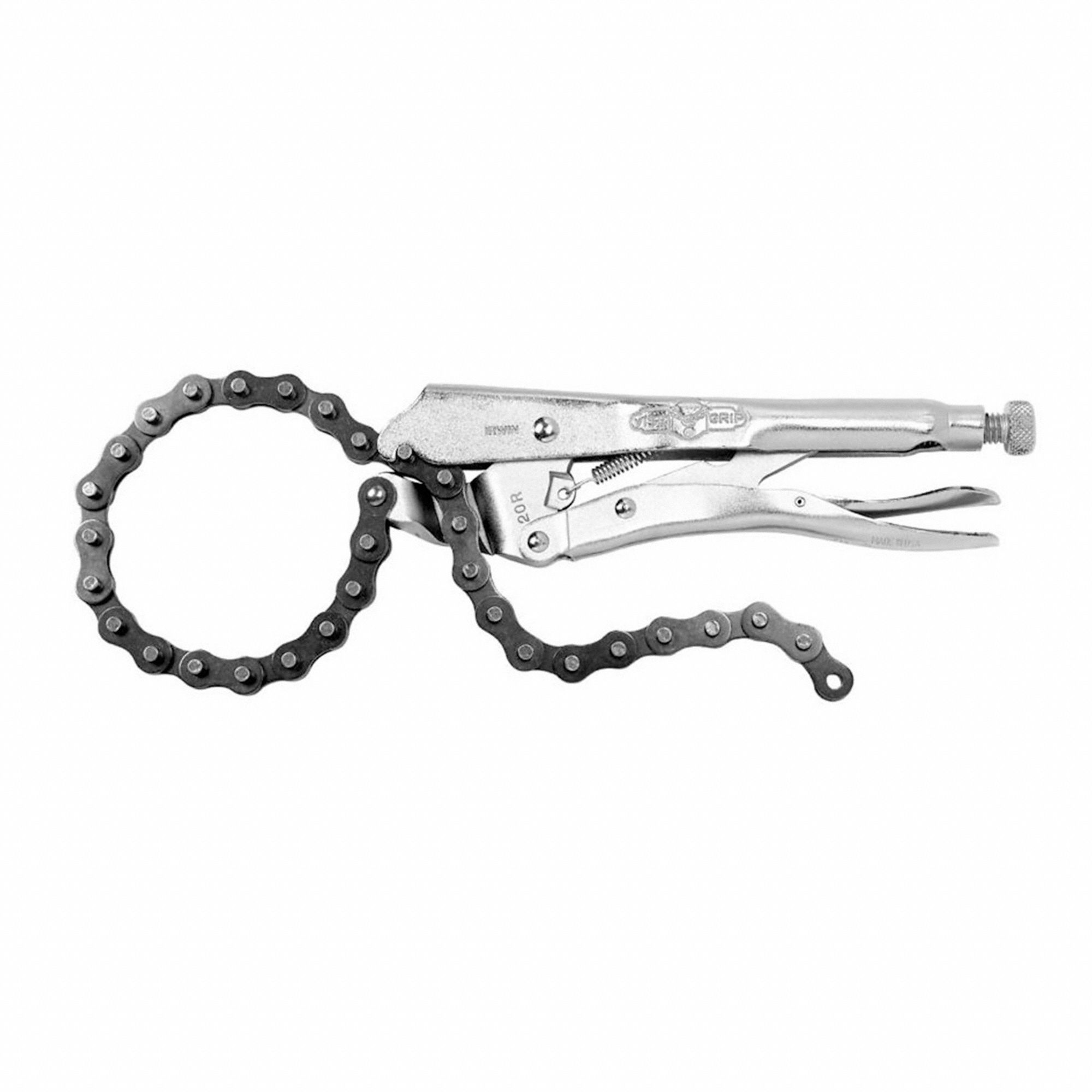IRWIN VISEGRIP Locking Chain Clamp 3 3/8 in Max. Opening, 9 in