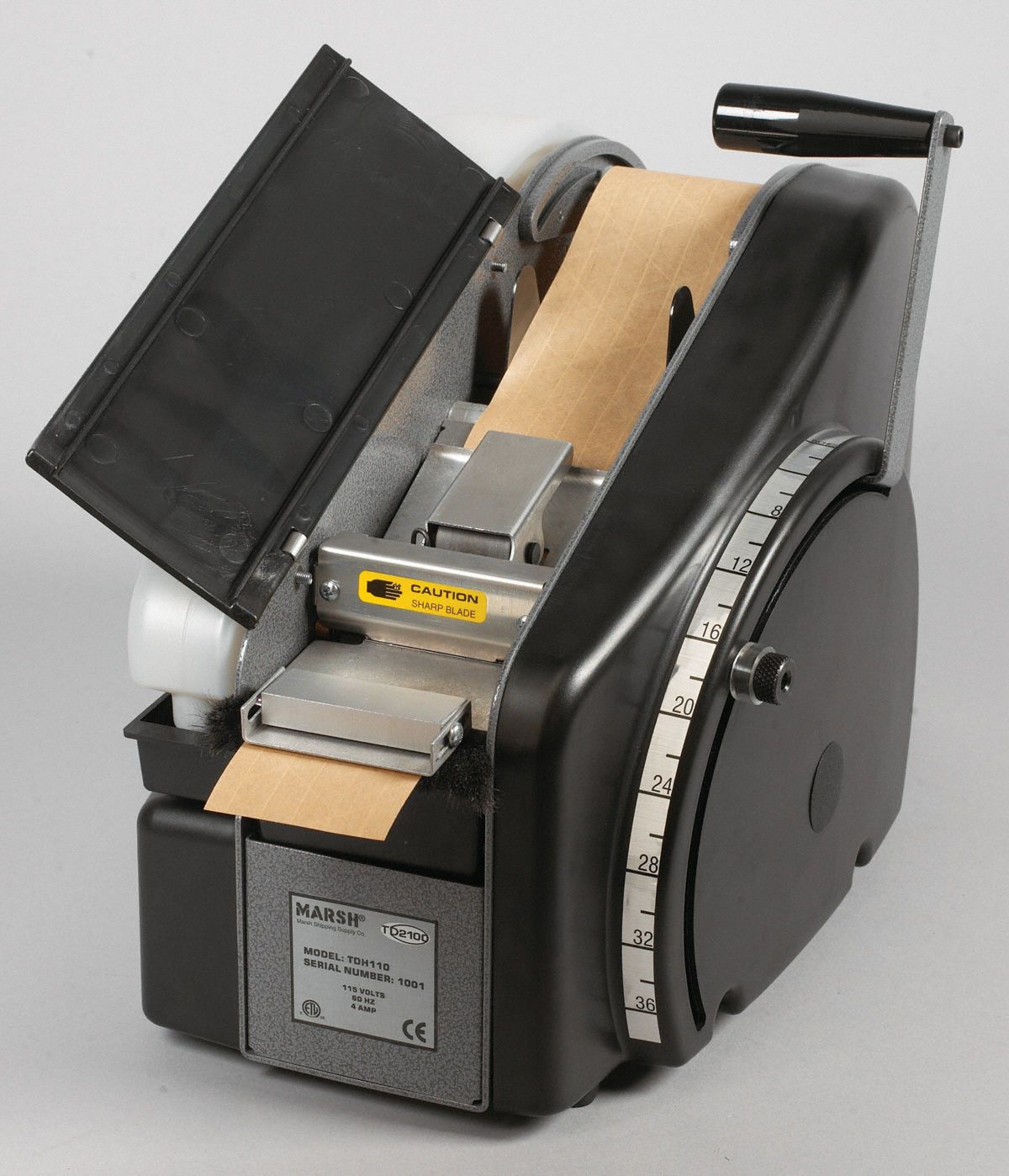 MARSH Tape Dispensing Machine Manual 6CA10TDH Grainger