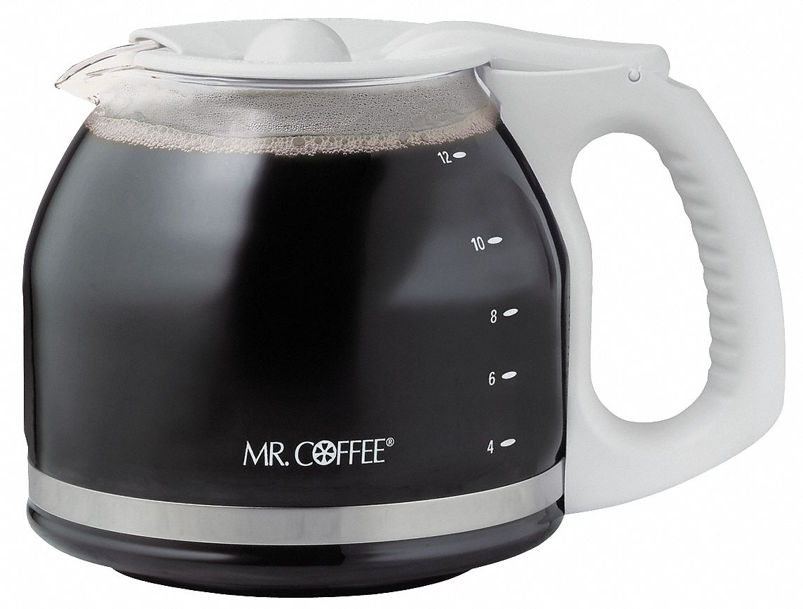 MR. COFFEE Coffee Decanter, 12 Cups 6CDN3PLD131 Grainger