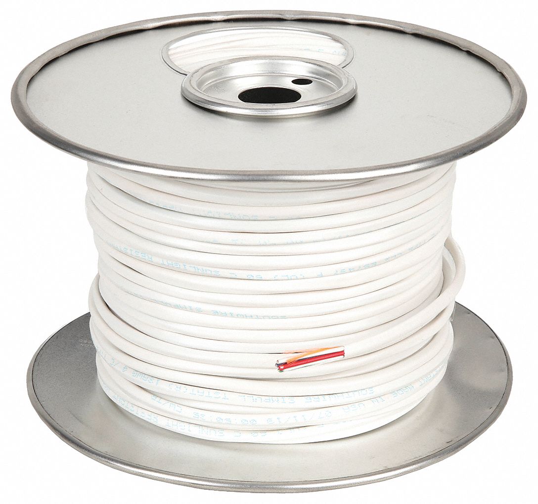 18 AWG Wire Size, 4 Conductors, Thermostat Wire - 6CGV4|56945302 - Grainger