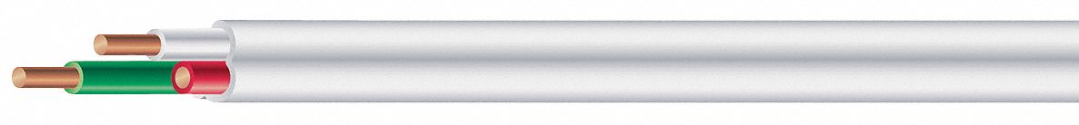 SOUTHWIRE THERMOSTAT CABLE,18/3,WHITE,500FT - Thermostat Wire