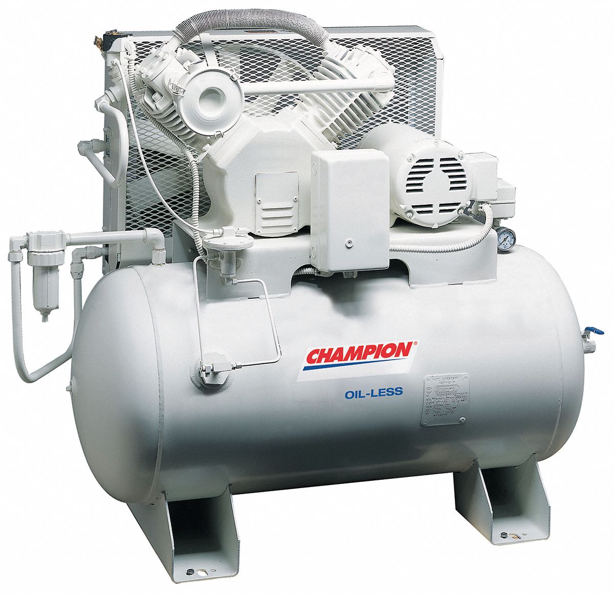 CHAMPION 3 Phase Electrical Horizontal Tank Mounted 5.00HP Air