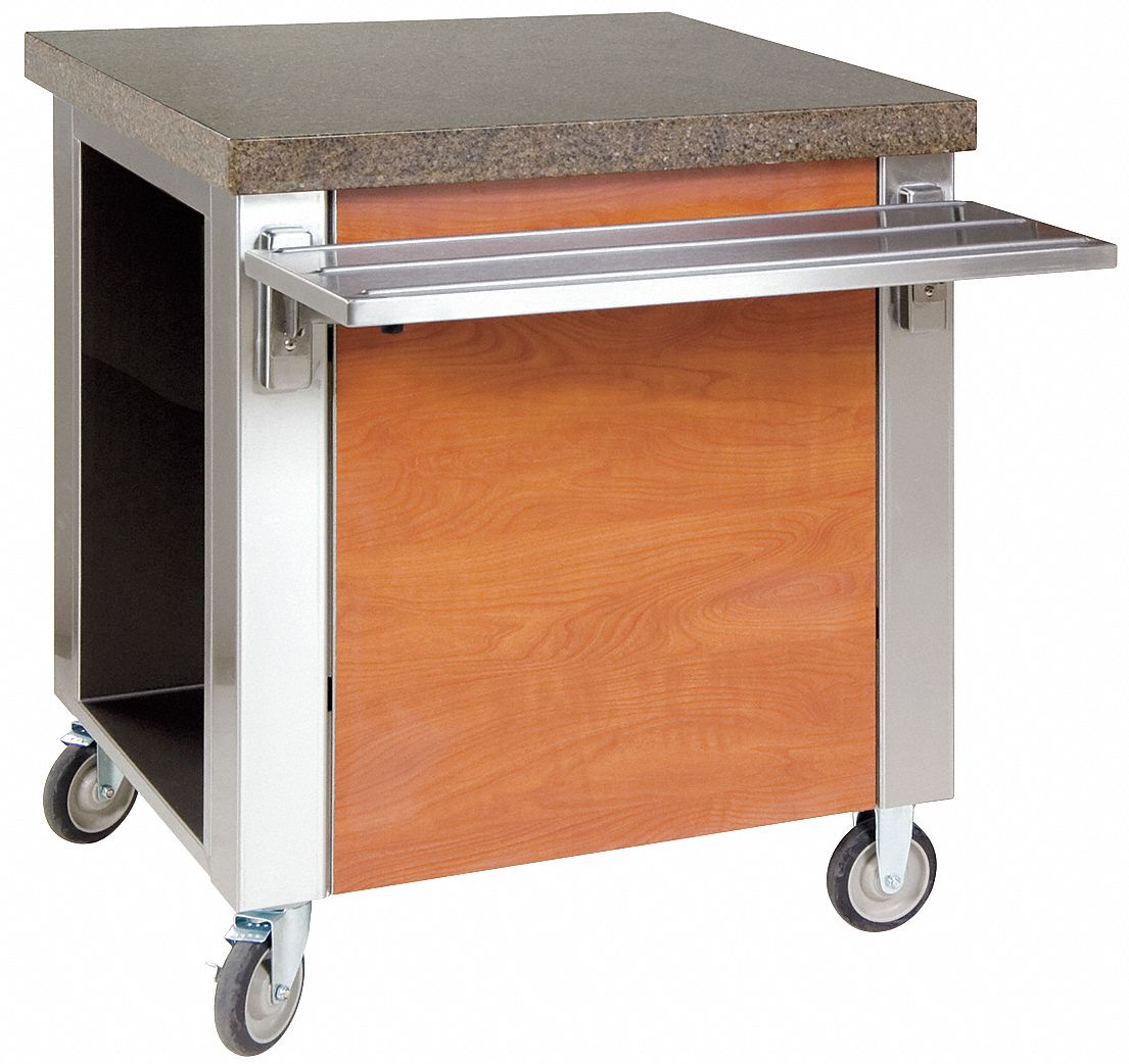 CARLISLE DINEX 30 in x 30 in x 36 in Cashier Stand, Gray 6CRH3DXDCS