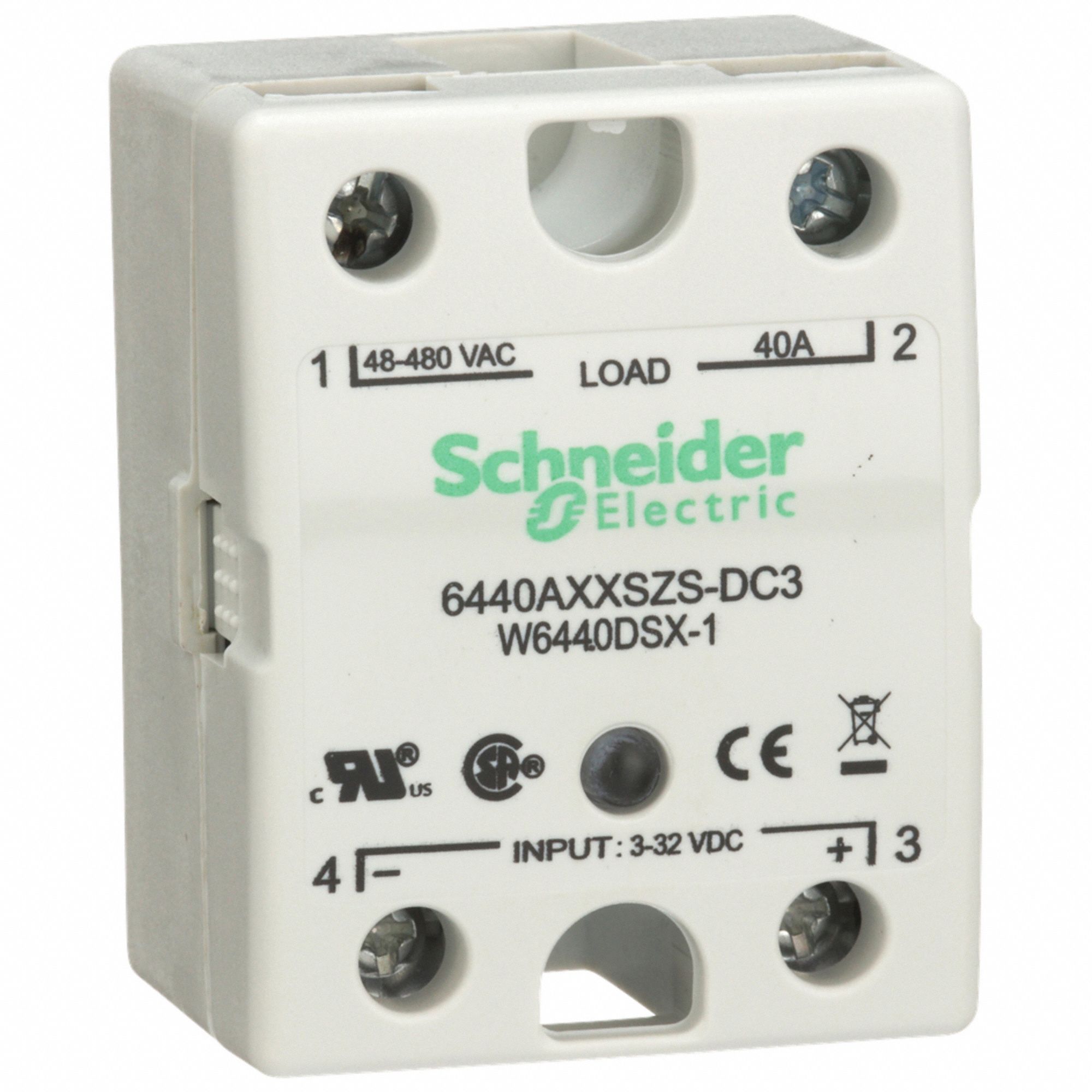 SCHNEIDER, Surface Mounted, 40 A Max Output Current, Solid State Relay